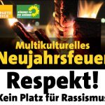 Multikulturelles Neujahrsfeuer