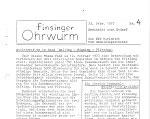 Finsinger Ohrwurm #4