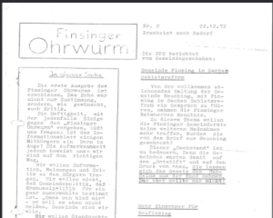 Ohrwurm Ausgabe 02 - 22.12.1972