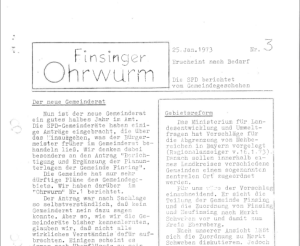 Finsinger Ohrwurm