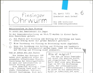 Ohrwurm Ausgabe 06 - 24.4.1973