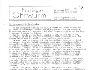 Ohrwurm Ausgabe 13 - 8.8.1975