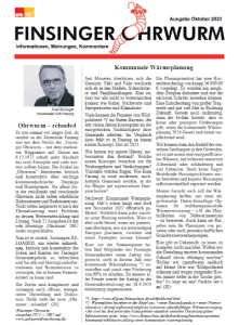 Finsinger Ohrwurm Reloaded - Ausgabe Oktober 2023