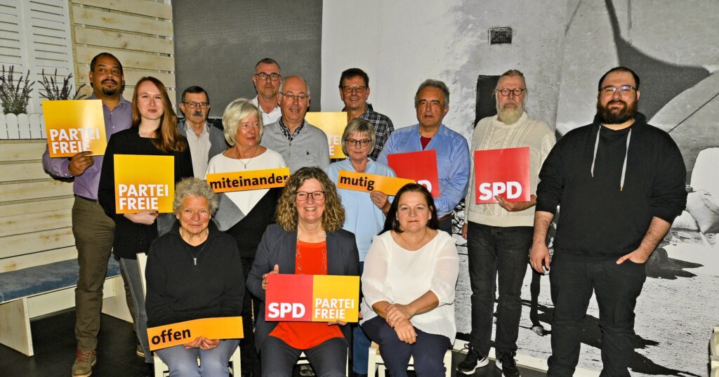 Gemeinderatskandidaten von SPD und Parteifreie