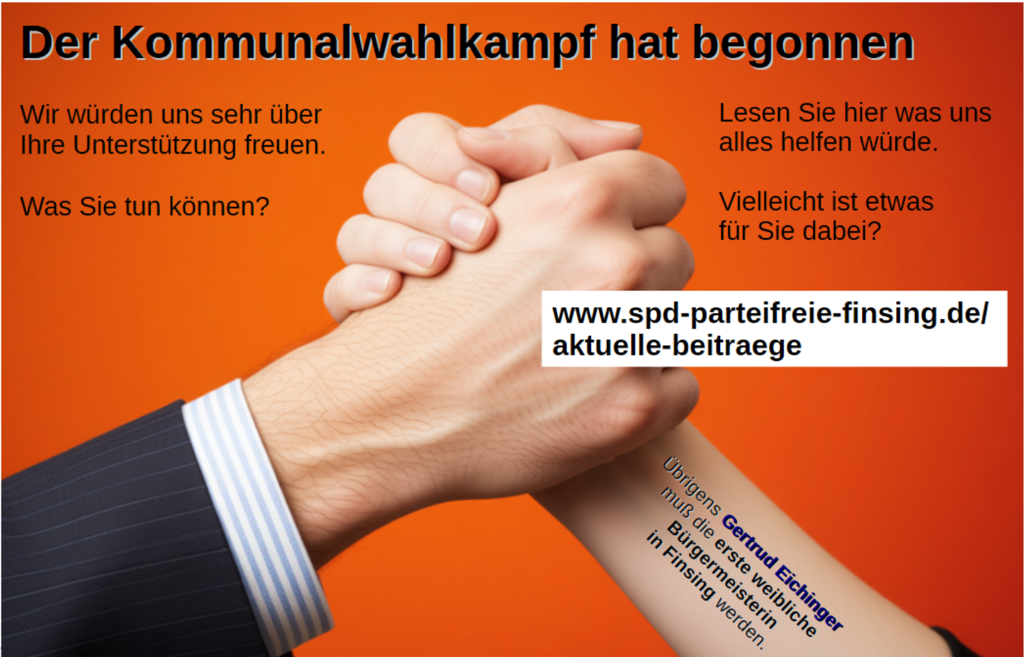 Ihre Unterstützung kann helfen