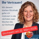 Mit Vollgas voraus! Stichwahl am 22.3